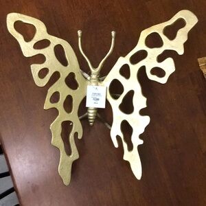 NWT Z Gallerie Butterfly Sculpture Multi-Functional Centerpiece or Wall Decor